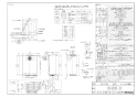 リンナイ RUF-A1605AT-L(B)  13A 取扱説明書 商品図面 施工説明書 器具仕様書 ガスふろ給湯器 設置フリータイプ フルオート RUF-Aシリーズ 16号 PS扉内設置/PS延長前排気型 商品図面1